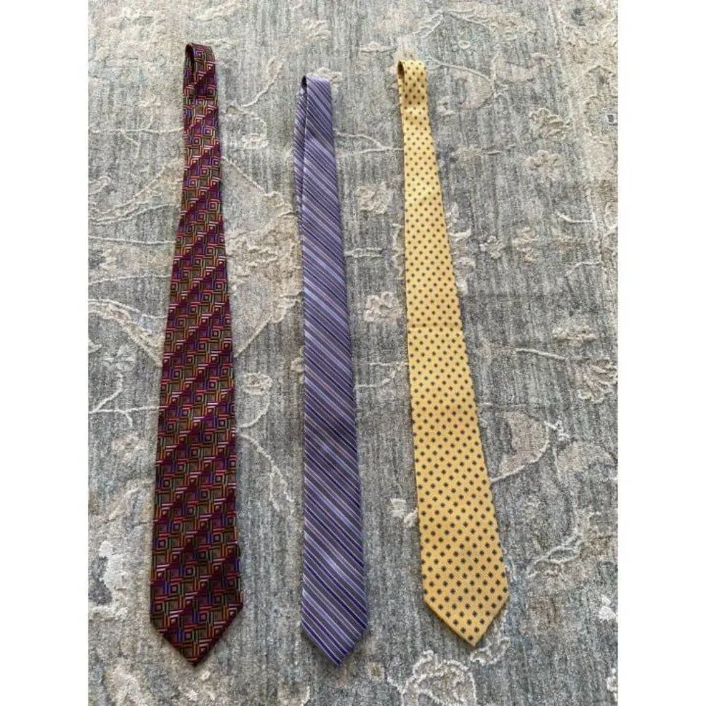 Set of 3 Designer Neckties (Jos. A. Banks)